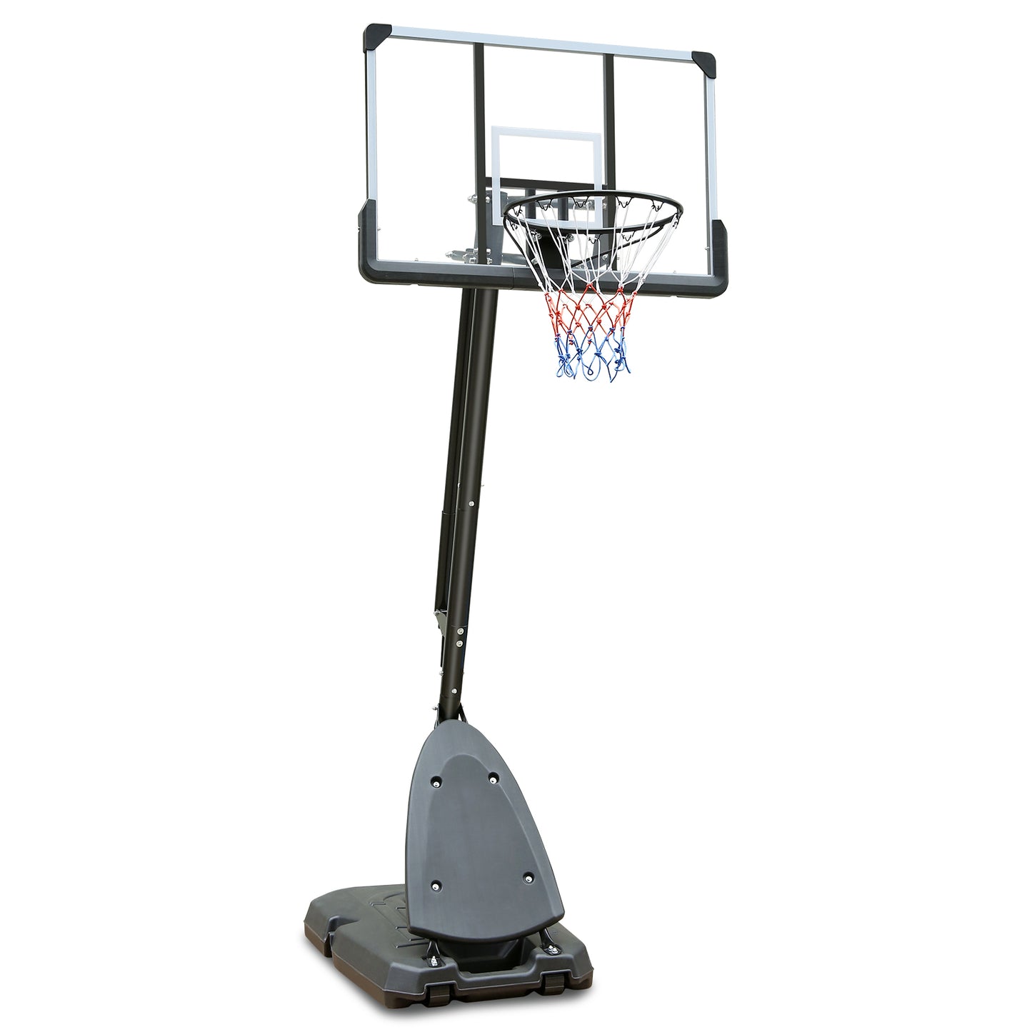 CELLOMOMO Portable Basketball Hoop Stand, 7.5-10 ft Adjustable Basketball Goal System, with 44”PVC Backboard Indoor/Outdoor