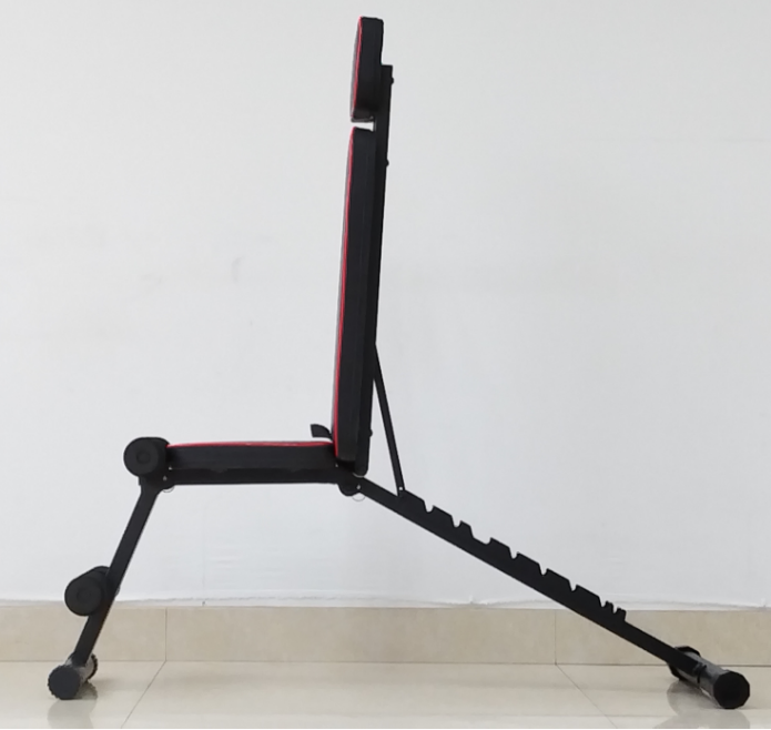 Adjustable Weight Bench with Headrest, Foldable Workout Bench for Home Gym