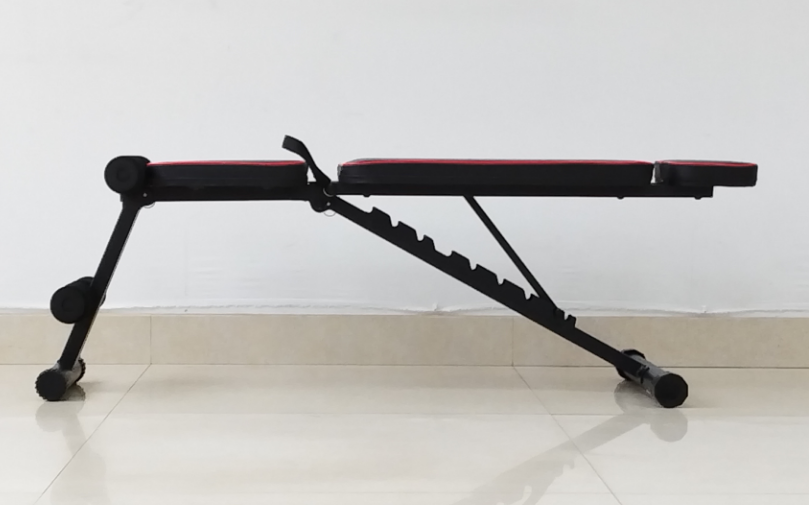 Adjustable Weight Bench with Headrest, Foldable Workout Bench for Home Gym